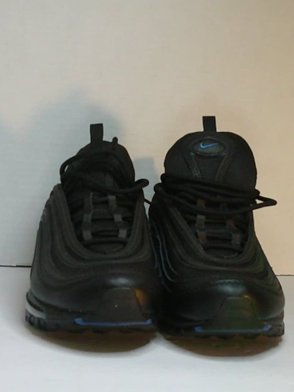Nike Air Max 97 7Y black blue swoosh used